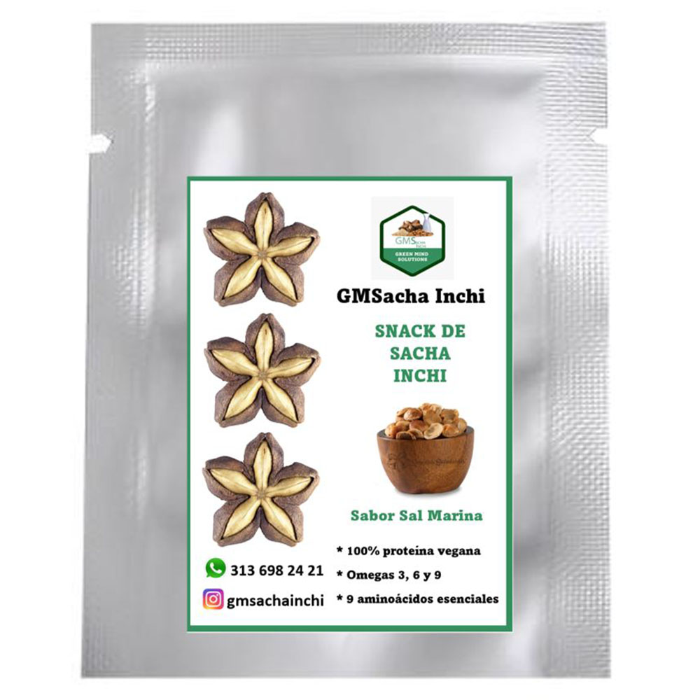 Sacha Inchi Snack Sabor Sal Marina Sacha Inchi Snack Sabor Sal Marina