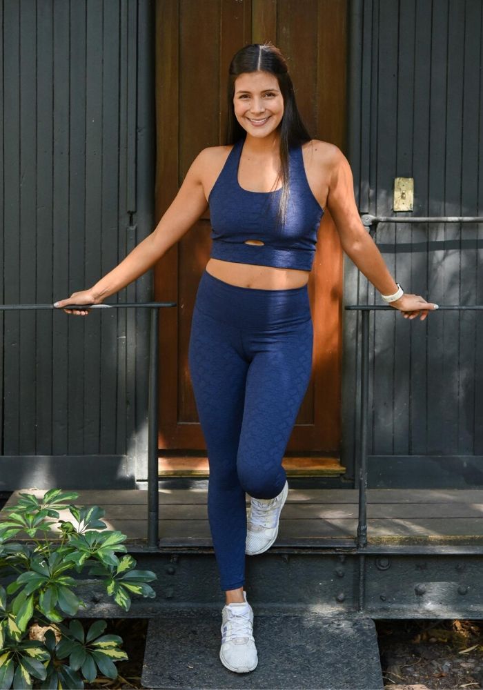 legging-snake-azul oscuro